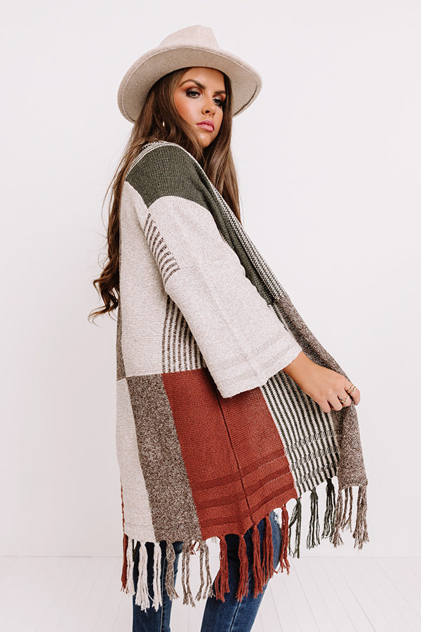 Stay Chilly Colorblock Cardigan Image - 1