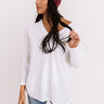 London Shops Waffle Knit Top In White Image - 1
