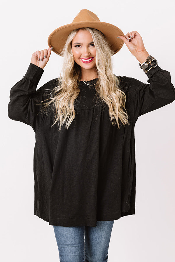 Country Stroll Shift Dress In Black Image - 1