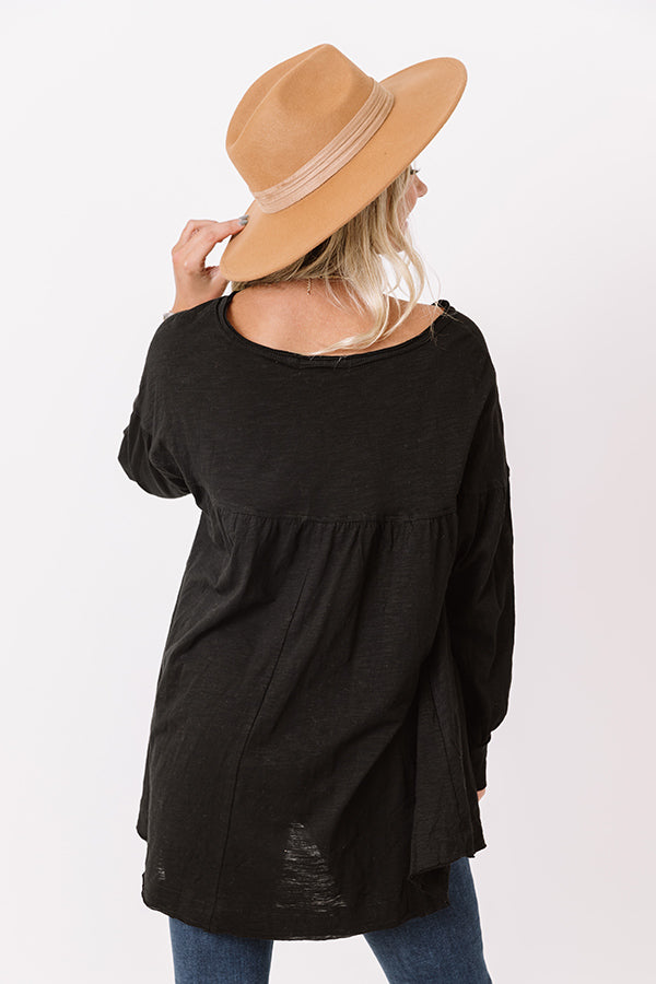 Country Stroll Shift Dress In Black Image - 4