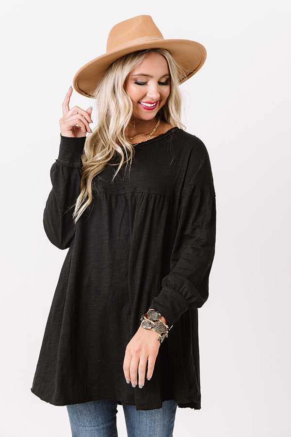 Country Stroll Shift Dress In Black Image - 3