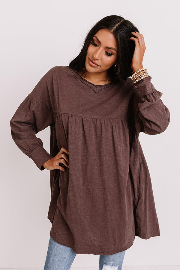 Country Stroll Shift Dress In Vineyard Grape Image - 1