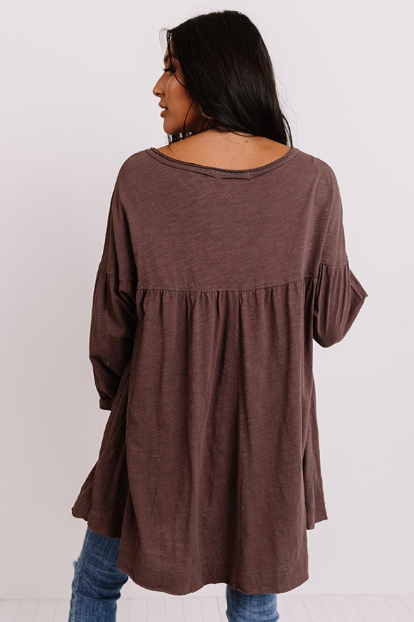 Country Stroll Shift Dress In Vineyard Grape Image - 4