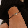 Kendra Scott Anna Vintage Gold Friendship Bracelet in Black Pyrite Image - 1