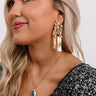 Kendra Scott Holland Statement Earrings in Vintage Gold Image - 1