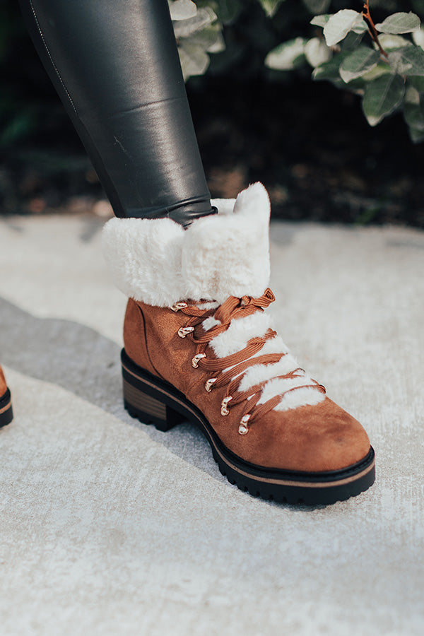 Favor The Cold Fur Lined Boot In Brown Image - 4