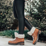 Favor The Cold Fur Lined Boot In Brown Image - 1