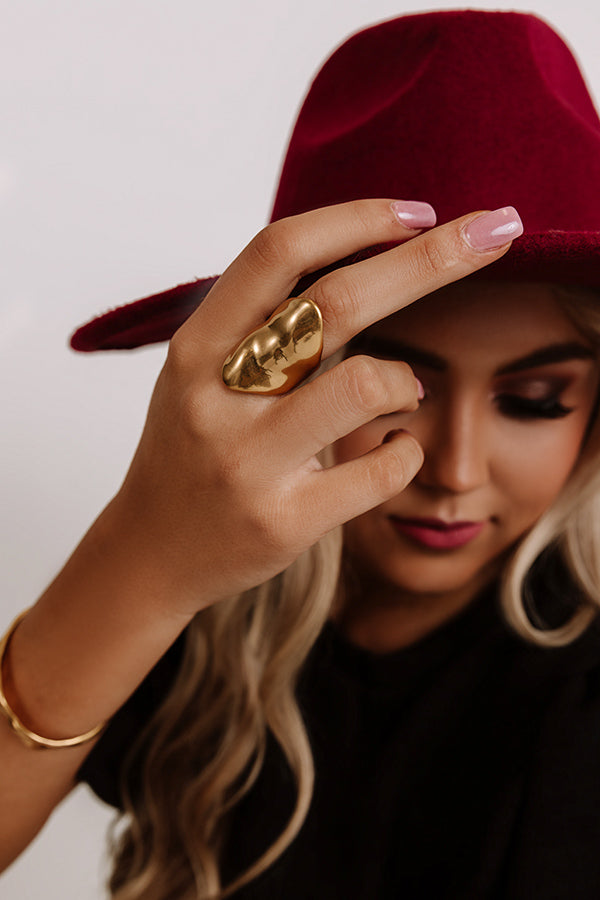 Kendra Scott Holland Cocktail Ring in Vintage Gold Image - 1