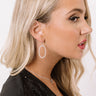 Kendra Scott Elle Open Frame Crystal Drop Earrings in Silver Image - 1