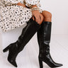 The Marsi Knee High Boot In Black Image - 1