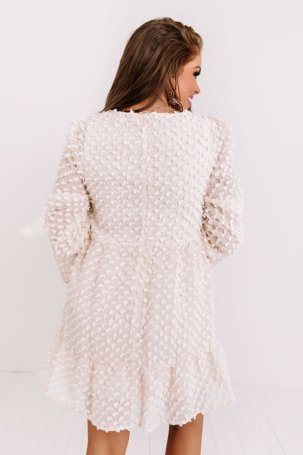 City Of Love Shift Dress In Cream Image - 3