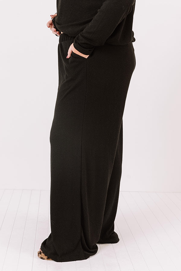 Coffee By Candlelight Pants In Black   Curves Image - 3