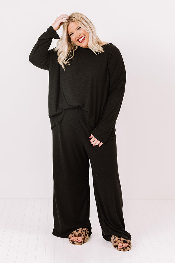 Coffee By Candlelight Pants In Black   Curves Image - 2