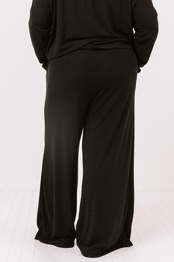 Coffee By Candlelight Pants In Black   Curves Image - 4