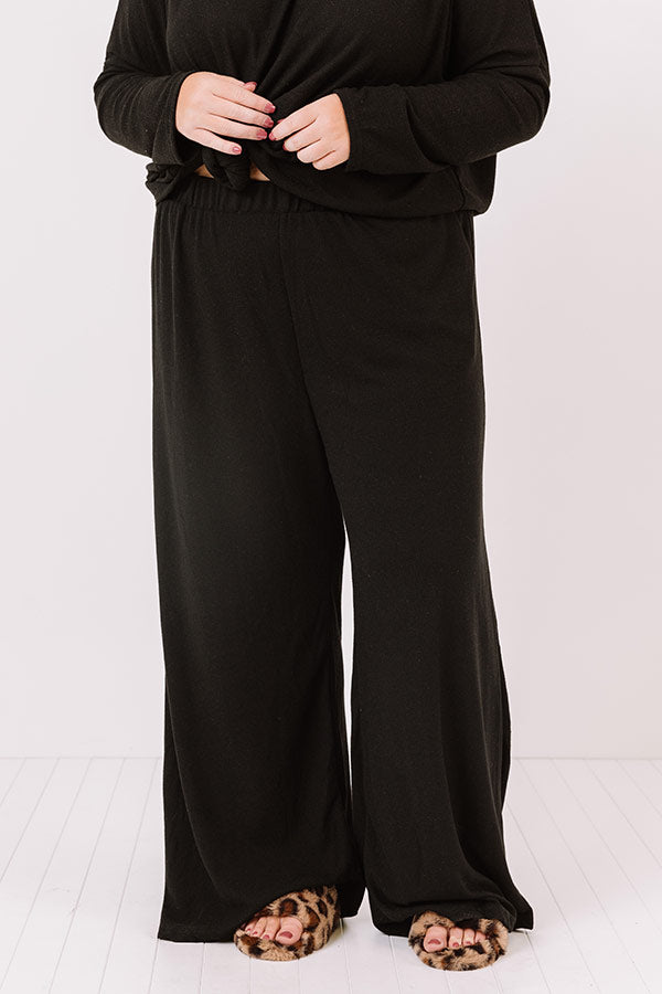 Coffee By Candlelight Pants In Black   Curves Image - 1