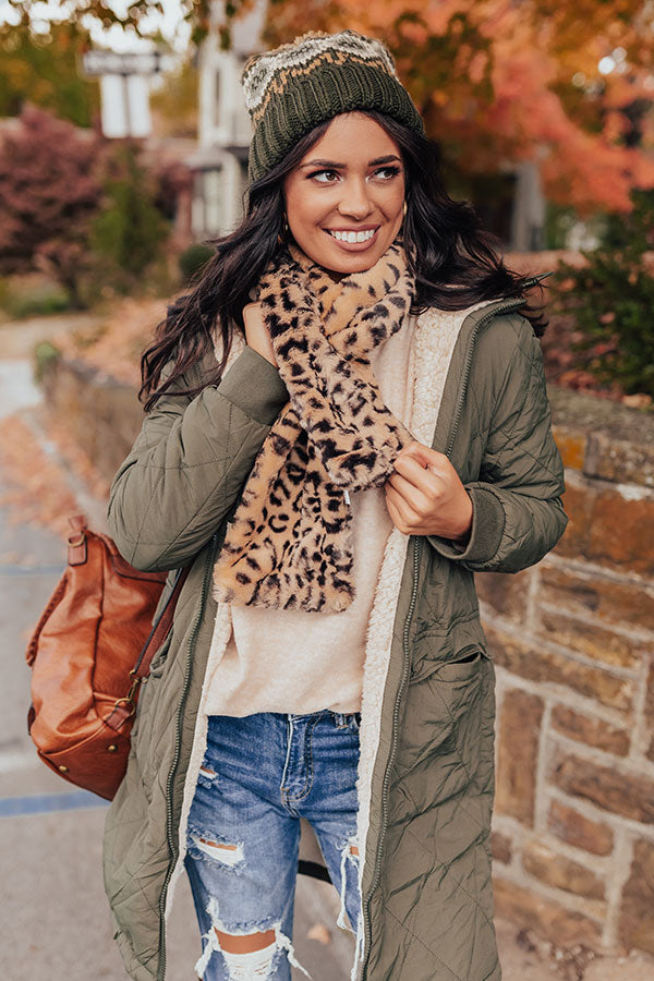 Softest Of All Leopard Scarf
