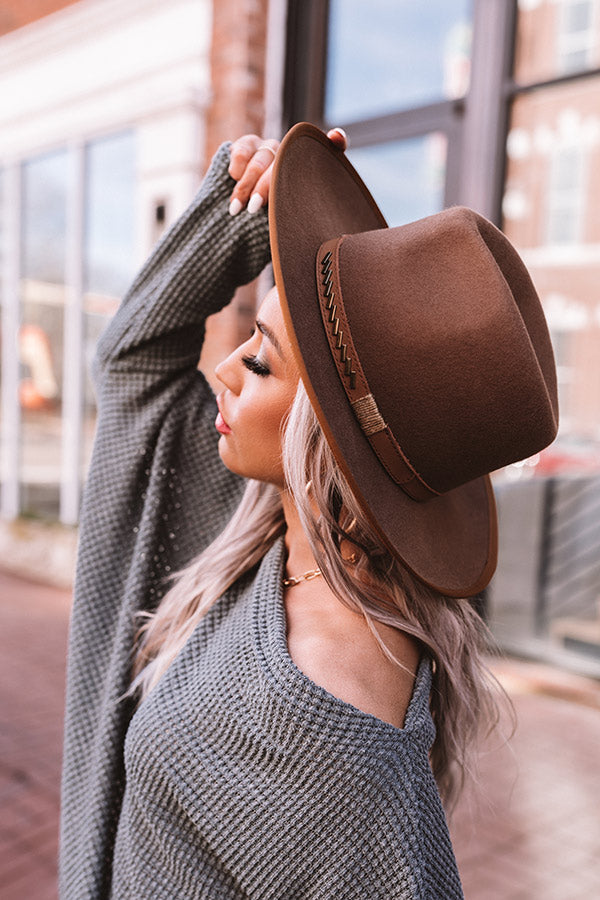 Rush Of Inspiration Wool Fedora – Impressions Online Boutique