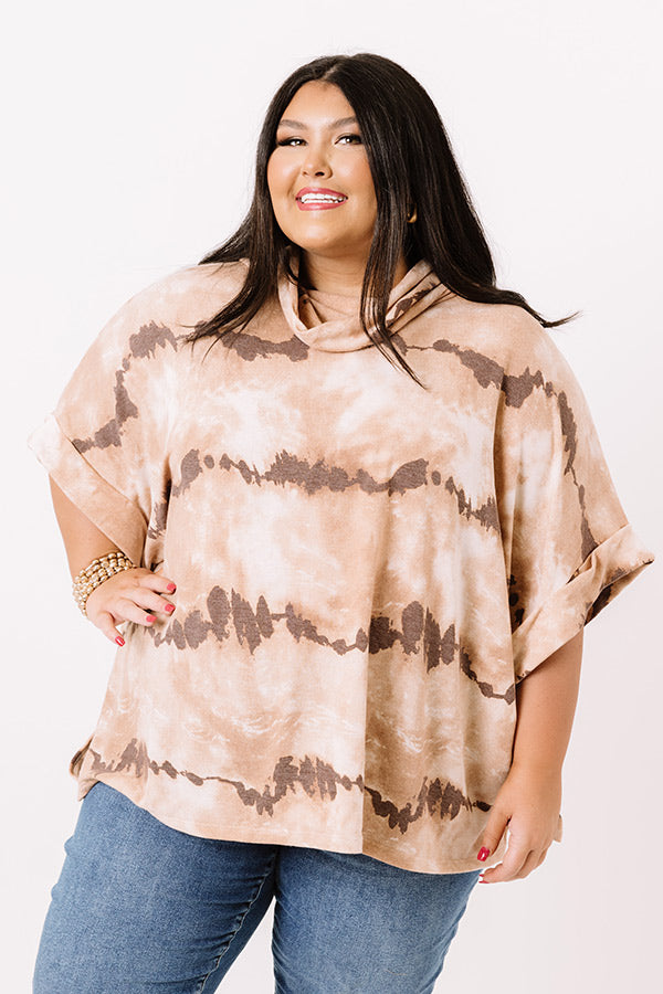 Good Terms Tie Dye Shift Top Curves Image - 3