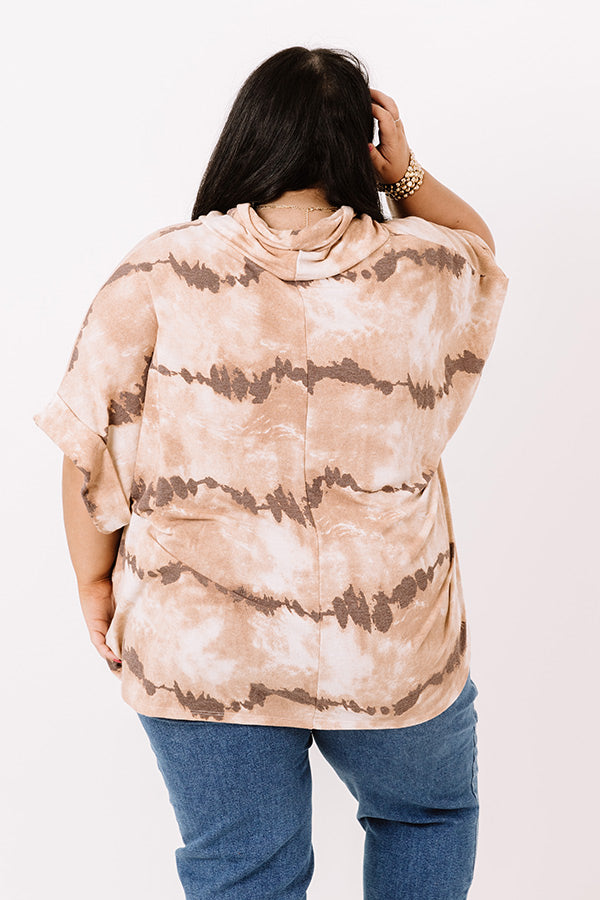 Good Terms Tie Dye Shift Top Curves Image - 4