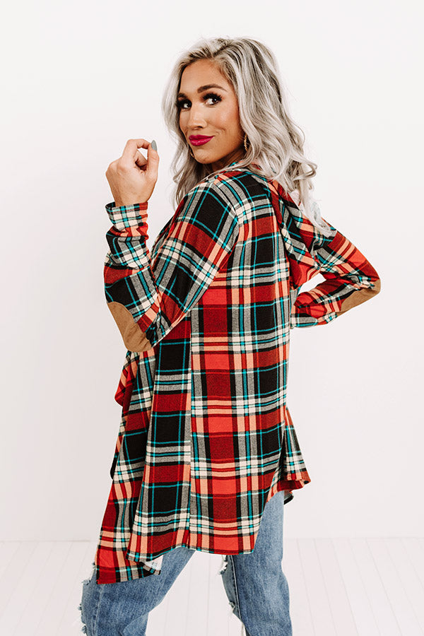 Chills And Thrills Plaid Cardigan Image - 4