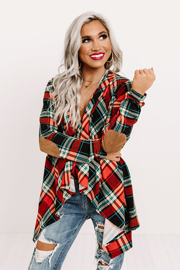 Chills And Thrills Plaid Cardigan Image - 2