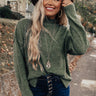 Harvard Charm Shift Sweater In Olive Image - 1