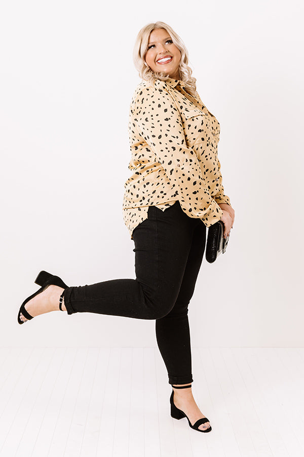 Down The Road Shift Top In Camel Curves Image - 2