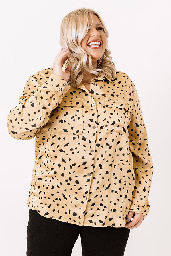 Down The Road Shift Top In Camel Curves Image - 3