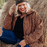 Alps And Cocoa Leopard Jacket    Curves Image - 1