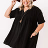 Truly Tempting Babydoll Dress In Black Curves Image - 1