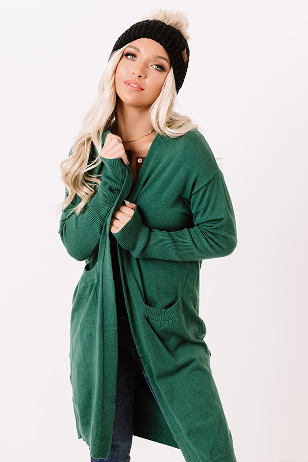 Airstream Dreams Cardigan In Green Image - 4