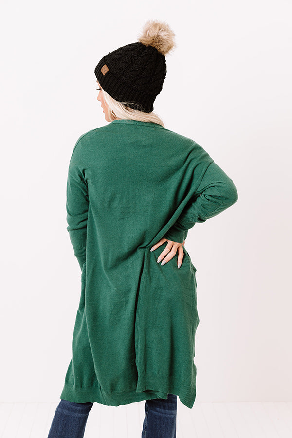 Airstream Dreams Cardigan In Green • Impressions Online Boutique