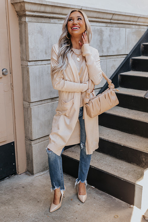 Airstream Dreams Cardigan In Cream Image - 2