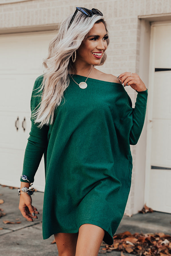 Ozark Mountains Shift Top In Green • Impressions Online Boutique