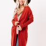 Airstream Dreams Cardigan In Dark Rust Image - 1
