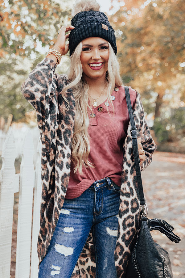 Wild And Free Leopard Cardigan