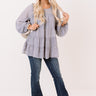 Brink Of Midnight Shift Top In Airy Blue Image - 1