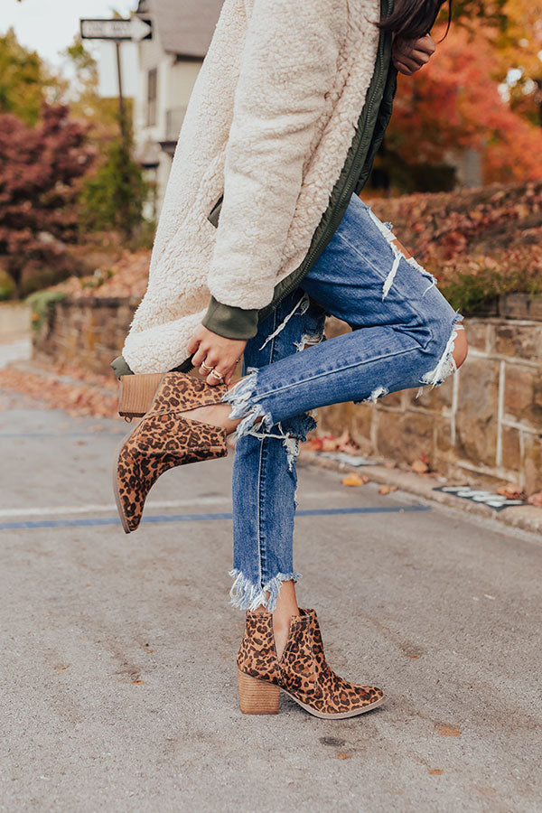 The Tarim Leopard Bootie Image - 1