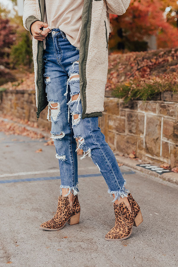 The Tarim Leopard Bootie Image - 3