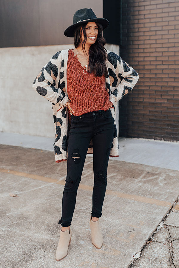 KanCan Malibu Distressed Midrise Skinny In Black Image - 2