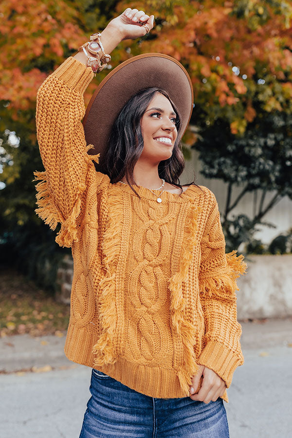 Vermont Getaway Fringe Sweater Image - 1