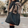 Distance To Denver Faux Leather Tote In Black Image - 1
