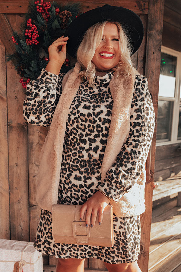 Clearly Cute Leopard Dress Curves Image - 2