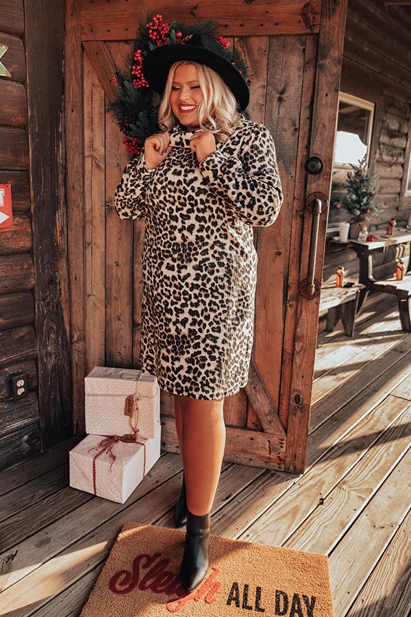 Clearly Cute Leopard Dress Curves Image - 5