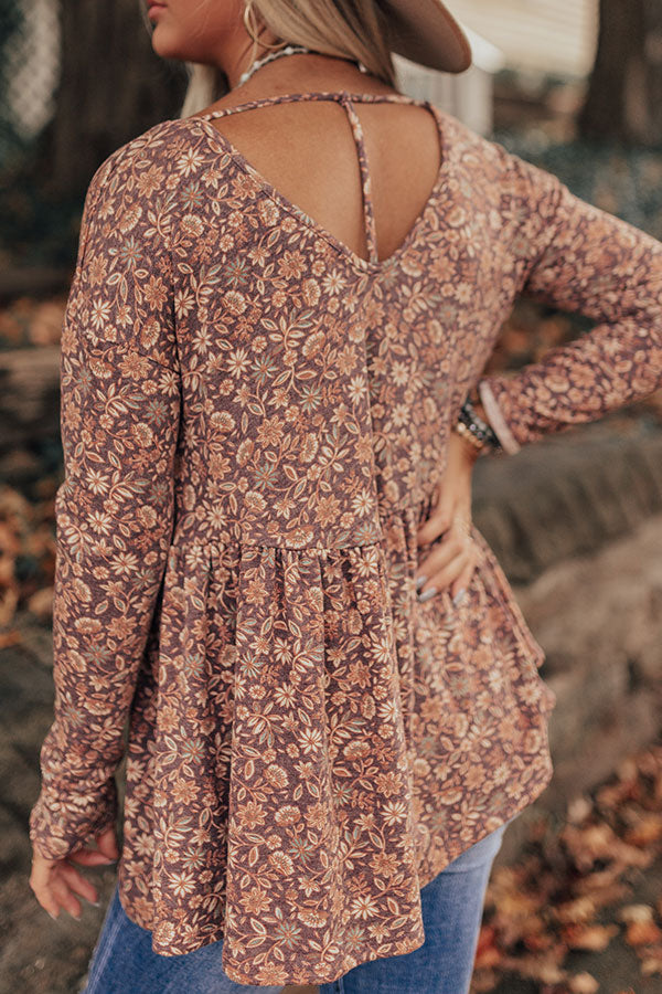 Happily In Love Floral Babydoll Top Image - 2