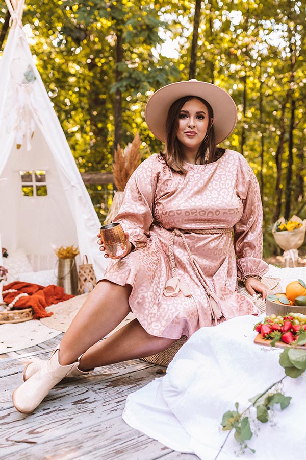 Catch My Gaze Leopard Dress Curves Image - 4