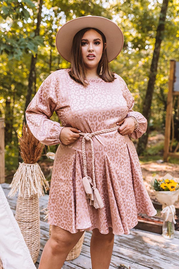 Catch My Gaze Leopard Dress Curves Image - 3