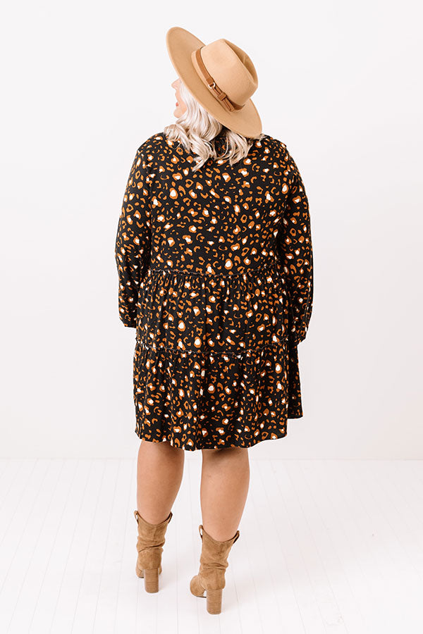 Sounds Like Serendipity Babydoll Dress In Black Curves Image - 4