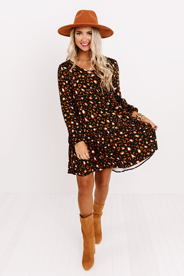 Sounds Like Serendipity Babydoll Dress In Black • Impressions Online ...