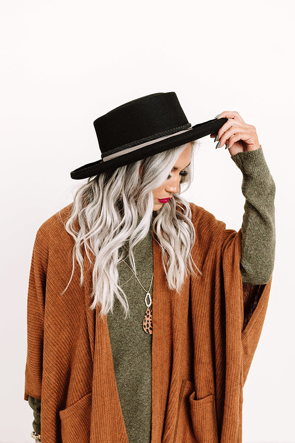 Last Night In London Wool Stiff Brim Hat Image - 1